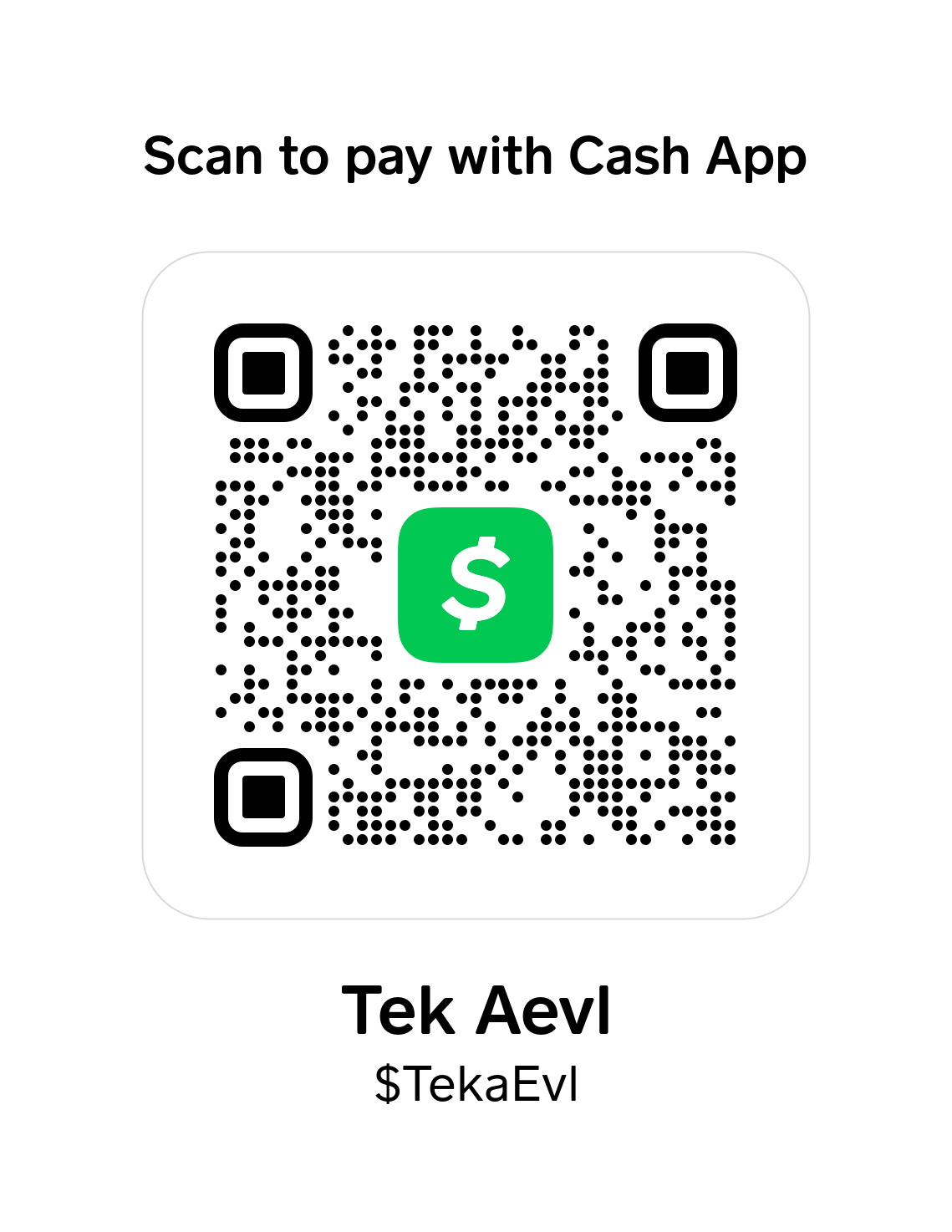 Support via Cash App